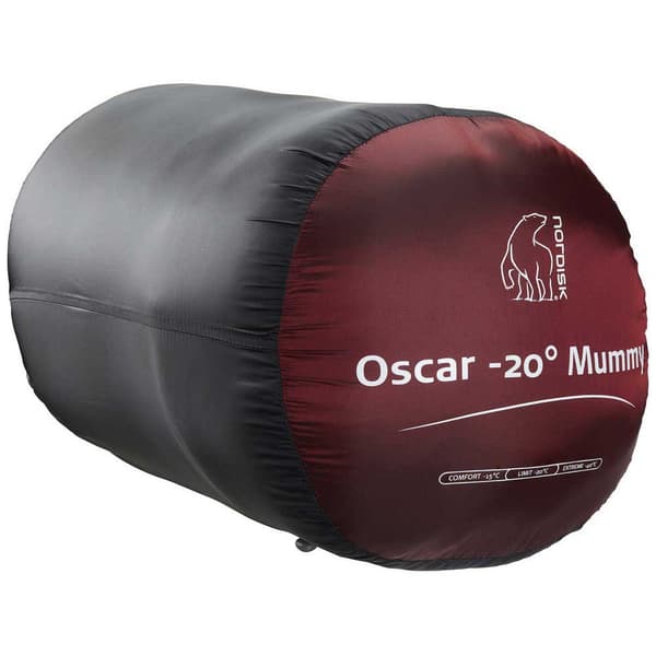 Nordisk Makuupussi Oscar -20ºc Punainen Long / Left Zipper