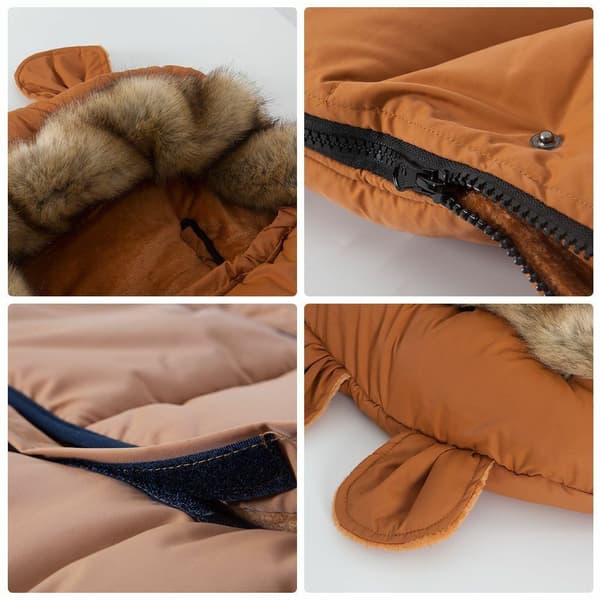 Barntäcke Teddy PRO-V Pastell Orange