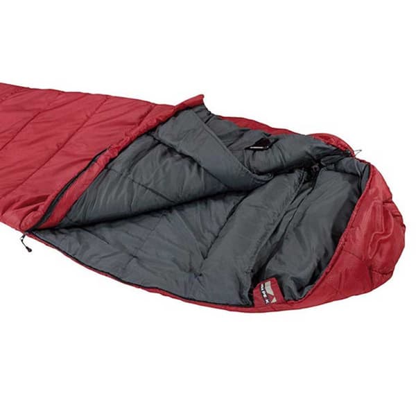 High Peak Sovepose Redwood-3 Rød Extra Long / Left Zipper
