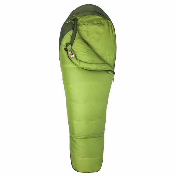 Marmot Sovepose Trestles 30 Grøn Long / Left Zipper
