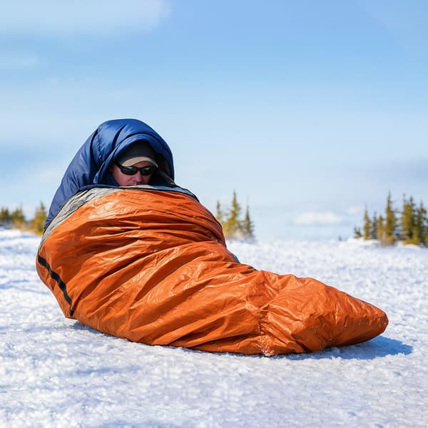 4-Pack Nödsovsäck / Bivvy – Sovsäck för överlevnad