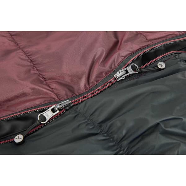 Nordisk Voyage 300 Sovepose Rød,Sort Long / Left Zipper