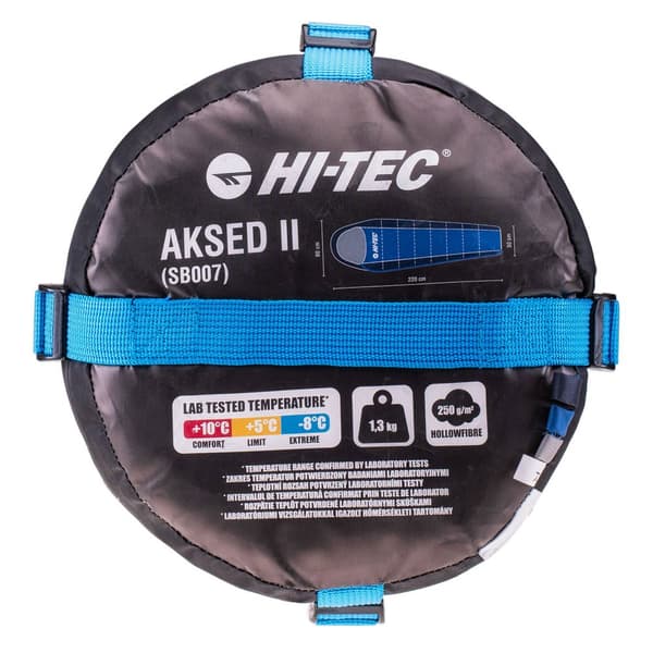 Hi-tec Aksed Ii Sovsäck Blå One Size / Left Zipper