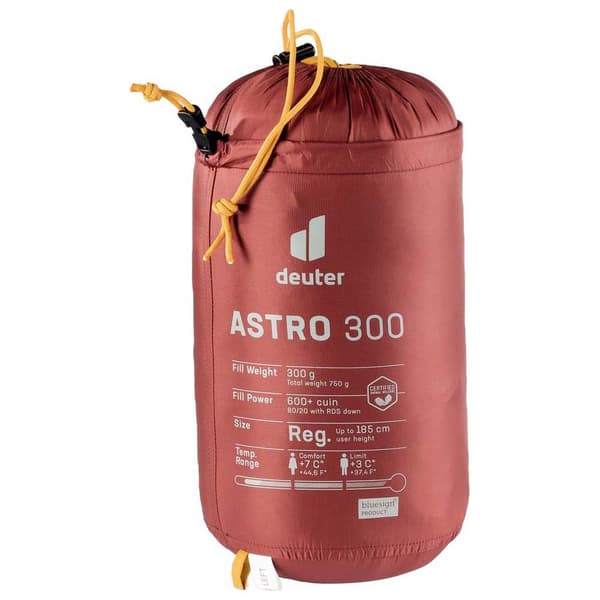 Deuter Astro 300 L Sovepose Rød Long / Left Zipper