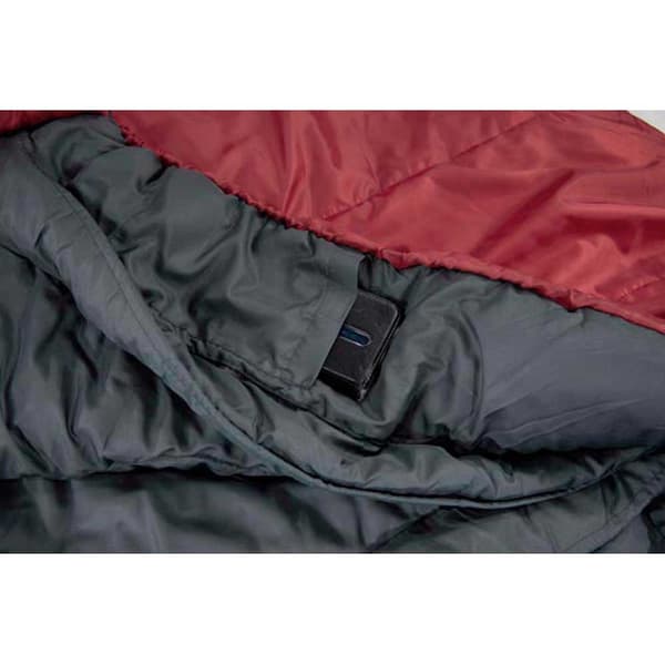 High Peak Tr 350 Sovepose Rød Extra Long / Left Zipper