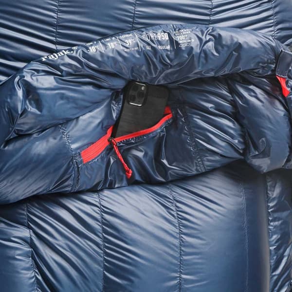 Pajak Core 950 Sovepose Grå Long / Left Zipper