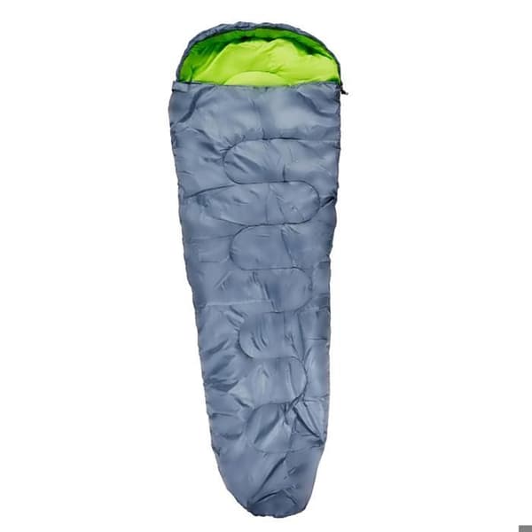 Mumiesovsäck - Camp Active - Grå/Gul - 210 x 80 cm - Isolering 5°C till 10°C - Vuxen