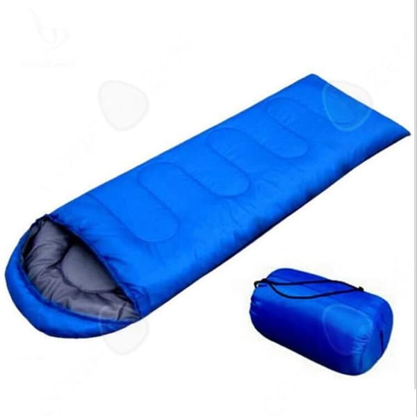 CONFO® Enkelsovsäck Kuvertsovsäck med huva Fritidssovsäck Campingsovsäck Sovsäck