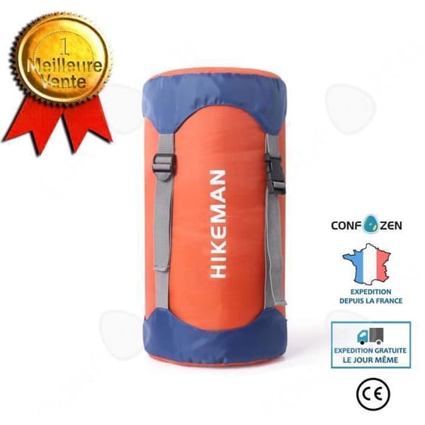 Utomhussovsäck - CONFO® - Kompressionssäck - Polyester - Lätt - Med huva