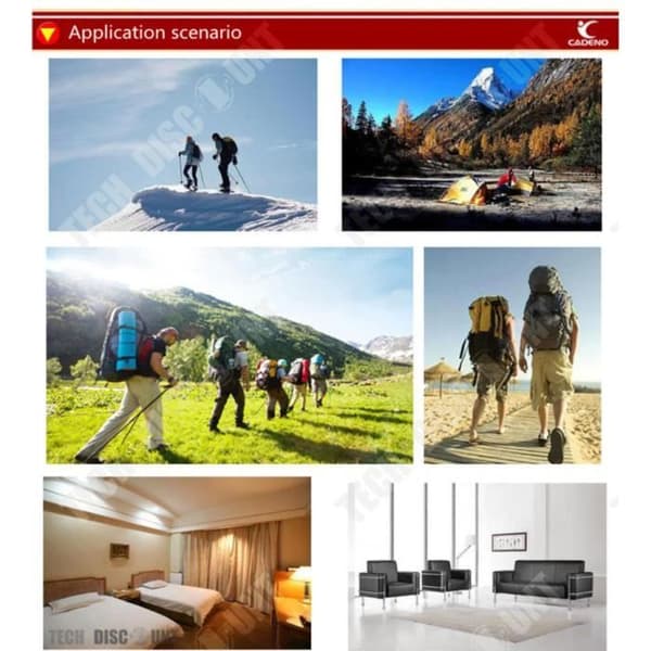 TD® Ultralight Mummy Down Sovsäck Svart Utomhus Vit And Duns Sovsäck Lunch Break Hotel