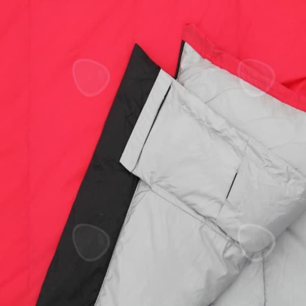 CONFO® Camping sovsäck dunsovsäck, enkel ultralätt utomhus camping sovsäck röd