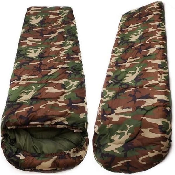 Sovsäck - Kamouflage - 210x75cm - Robust - Varm - Exceptionell termisk prestanda