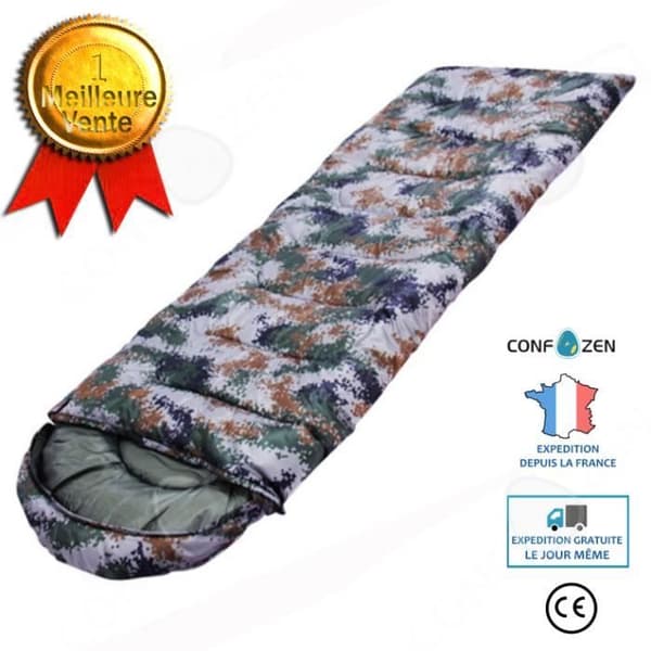 CONFO® Digital Camouflage Sovsäck Utomhus Camping Sovsäck Par Sovsäck Smutsig Sovsäck Bag
