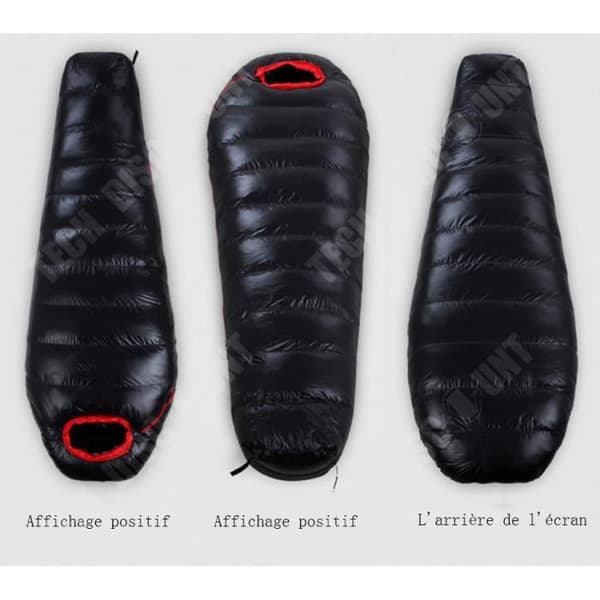 TD® Vuxen Mummy Down Sovsäck Vår och vinter Vuxen Outdoor Camping Dun Sovsäck