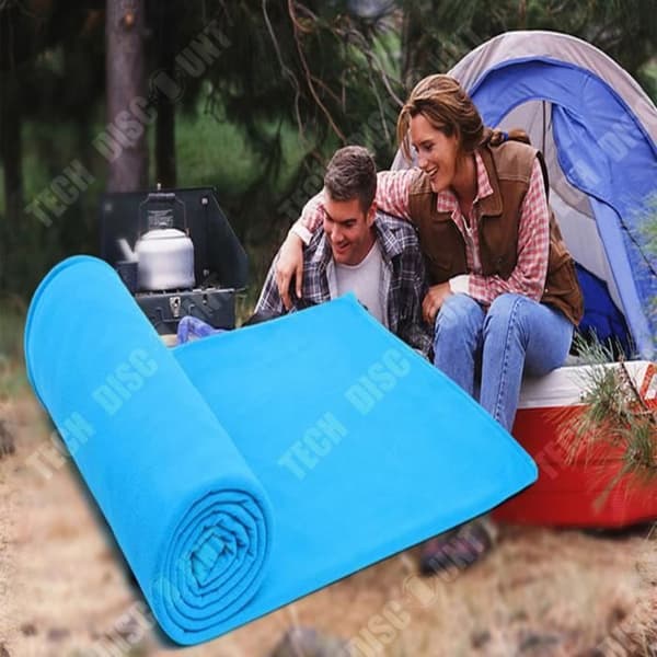 TD® fleece sovsäck Typ av kuvert Bärbar sovsäck för vuxna Resor Resor Camping tupplur Sovsäck