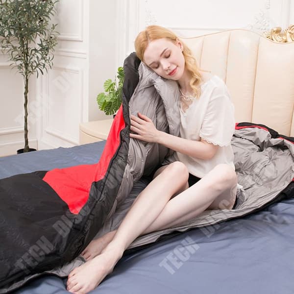 TD® Resesovsäck utomhus dunsovsäck Cold Zone Camping Sovsäck Storlek 210×80cm