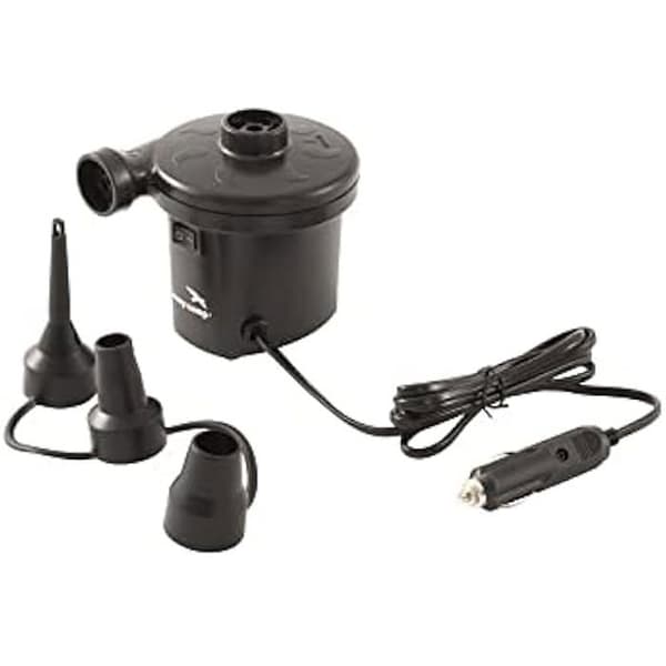 Luftpump - EASY CAMP - El Nino 12V - Uppblåsning/avlopp - 12V bilkabel - Platsbesparing