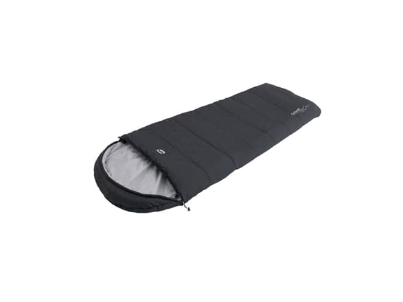 Outwell Campion Juodas Left-Zipper Sleeping Bag for Cold Weather, Juodas | Outwell