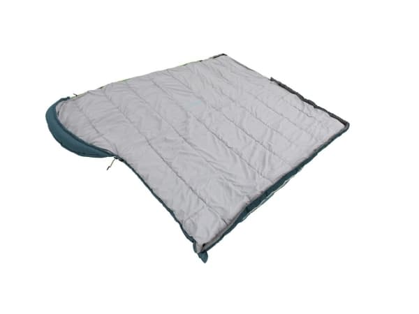 Outwell Campion Lux Teal | Sleeping Bag | -16/5 °C | 2 way open - auto lock, L-shape
