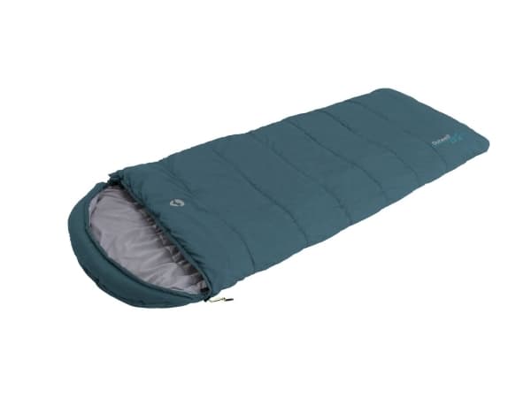 Outwell Campion Lux Teal | Sleeping Bag | -16/5 °C | 2 way open - auto lock, L-shape