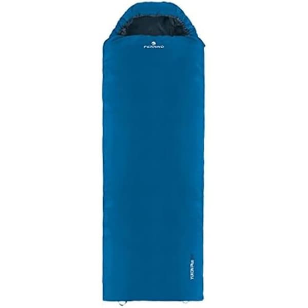 Sovsäck vuxen unisex Ferrino Yukon Plus Sq - Blå - Syntetisk vaddering - Camping