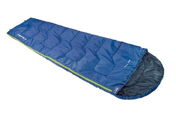 High Peak Easy Travel Semi-rektangulär sovsäck Polyester Blå 20090
