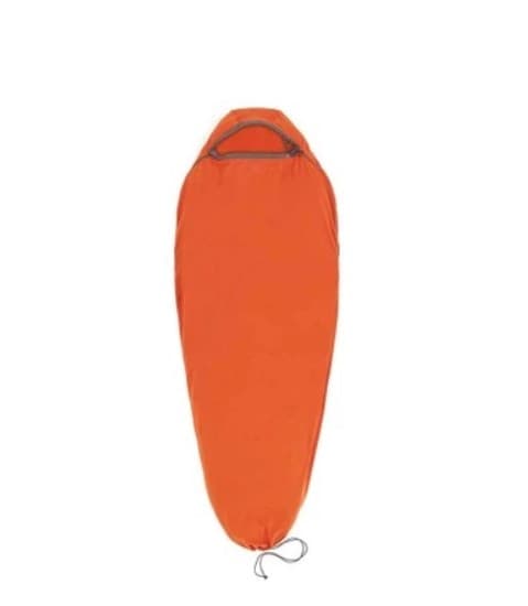 Sea To Summit Reactor Fleece Sovsäcksfoder - Mummy Med Dragsko - Kompakt - Orange