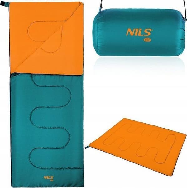 Sovsäck - Duvet Nils Extreme - 15-04-104 - Sovsäck NC2002 Grön och Orange Nils Camp