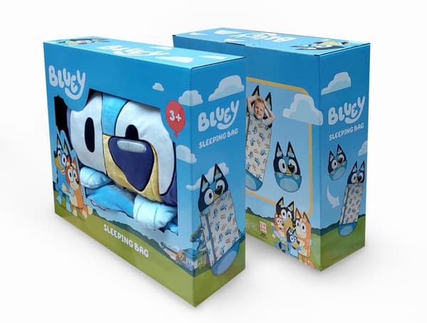 Babysovepose til børnehaveklasse 50x130 Blå Blå Hund