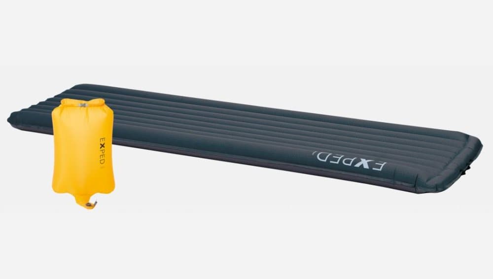 dunfyllt liggunderlägg, EXPED DOWNMAT XP 9 M, liggunderlag med dunfyllning