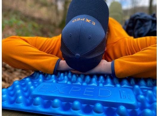 EXPED FLEXMAT PLUS M blå (3.8 x 183 x 52 cm), liggunderlag foam formpressat