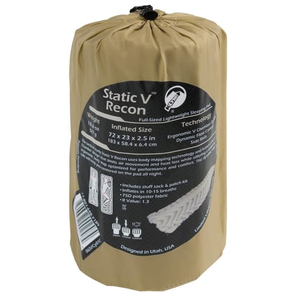 KLYMIT INSULATED STATIC V SLEEPING PAD recon, liggunderlag