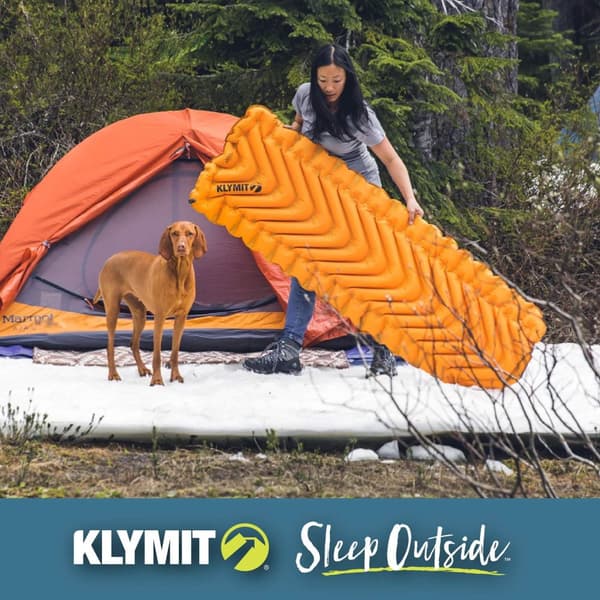 KLYMIT INSULATED STATIC V LITE SLEEPING PAD mango orange, liggunderlag