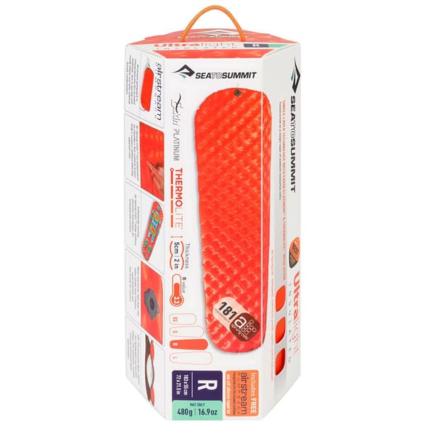 Sea To Summit Isolerad Matta Ultralight Orange 198 x 64 cm