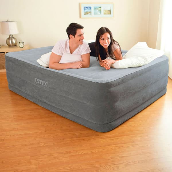 Intex Dura-beam Plus Comfortplush Grå 152 x 203 x 56 cm