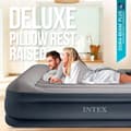 Miniatyrbillede 2 af 7: Intex Madras Dura-beam Standard Deluxe Pillow N2 Grå 152 x 203 x 42 cm
