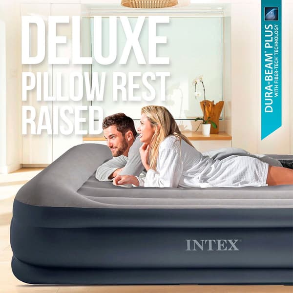 Intex Madras Dura-beam Standard Deluxe Pillow N2 Grå 152 x 203 x 42 cm