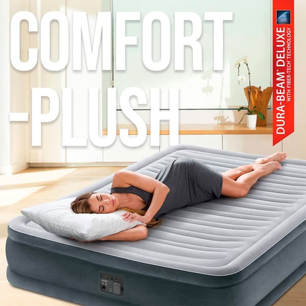 Intex Madrass Fibertech Comfort Plush Grå