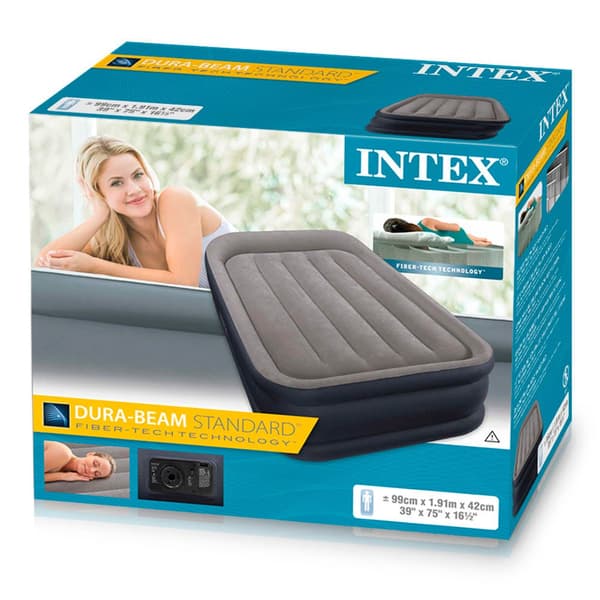 Intex Patja Dura-beam Standard Deluxe Pillow Musta 99 x 191 x 42 cm