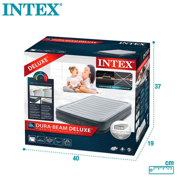 Intex Madras Full Comfort Plush Mid Rise Grå 137 x 191 x 33 cm