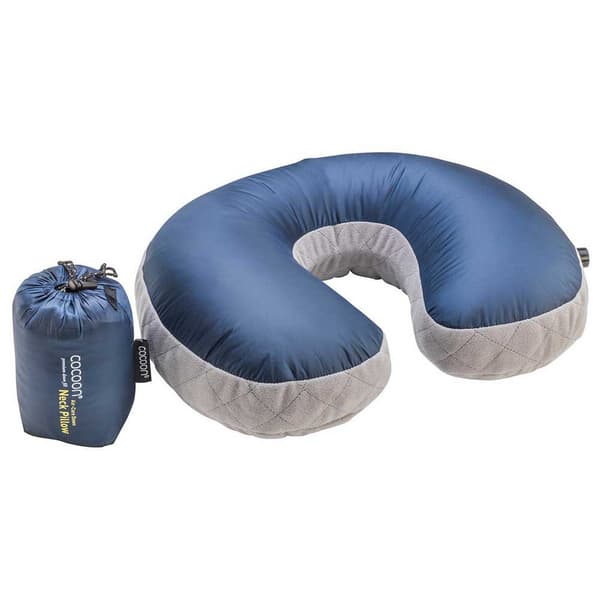Cocoon Pude Air Core Down Ultralight U-shaped Neck Support Blå 38 x 27 x 11 cm