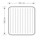 Miniatyrbillede 4 af 6: Intex Oppustelig Madras Dura-beam Standard Classic Downy Blå 183x203x25 cm