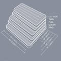 Miniatyrbillede 6 af 6: Intex Oppustelig Madras Dura-beam Standard Classic Downy Blå 183x203x25 cm