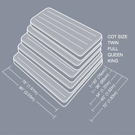Intex Oppustelig Madras Dura-beam Standard Classic Downy Blå 183x203x25 cm