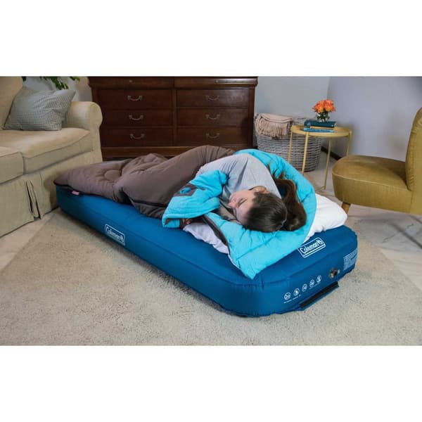 Coleman Oppustelig Madras Extra Durable Single Blå