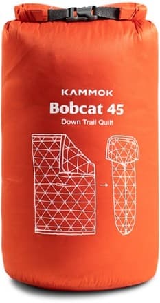 KAMMOK BOBCAT 45 F DOWN TRAIL QUILT, underquilt dun, underblanket dun