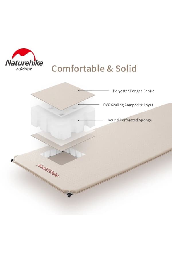 Selvpustende bred soveunderlag nh20dz002-beige