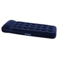 Pikkukuva 4 / 5: Bestway Puhallettava Flocked Airbed Sisäänrakennetulla Jalkapumpulla Sininen 185 x 76 x 28 cm