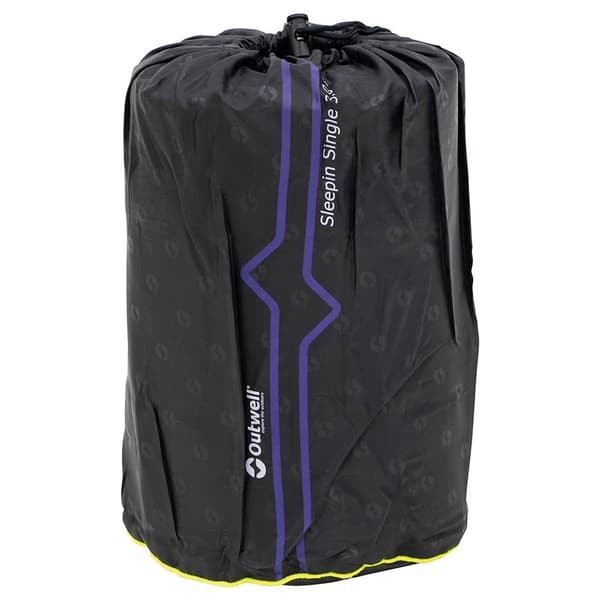 Outwell Enkel Självuppblåsande Matta Sleepin Svart 183 x 63 x 5 cm