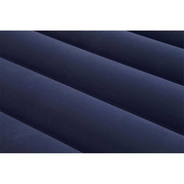 Bestway 67681 Double 191x137x30 Cm Enkel Luftmadras Med Indbygget Pumpe Blå 191x137x30 cm